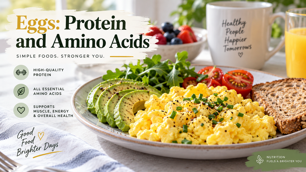 Eggs as a source of protein and amino acids involved in natural collagen production