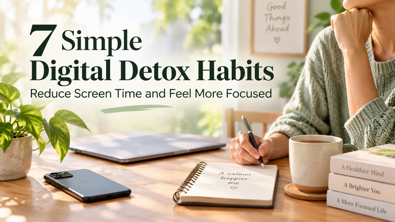 7 Simple Digital Detox Habits Reduce Screen Time & Feel More Focused